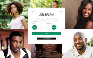 AfriFlirt AfriFlirt Homepage Image